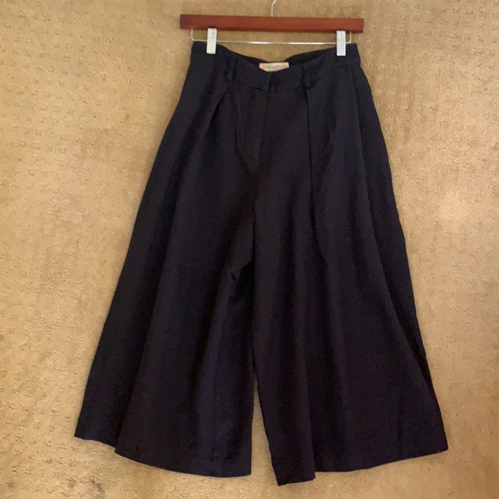 Paul & Joe Sister wide cropped leg pants size 36